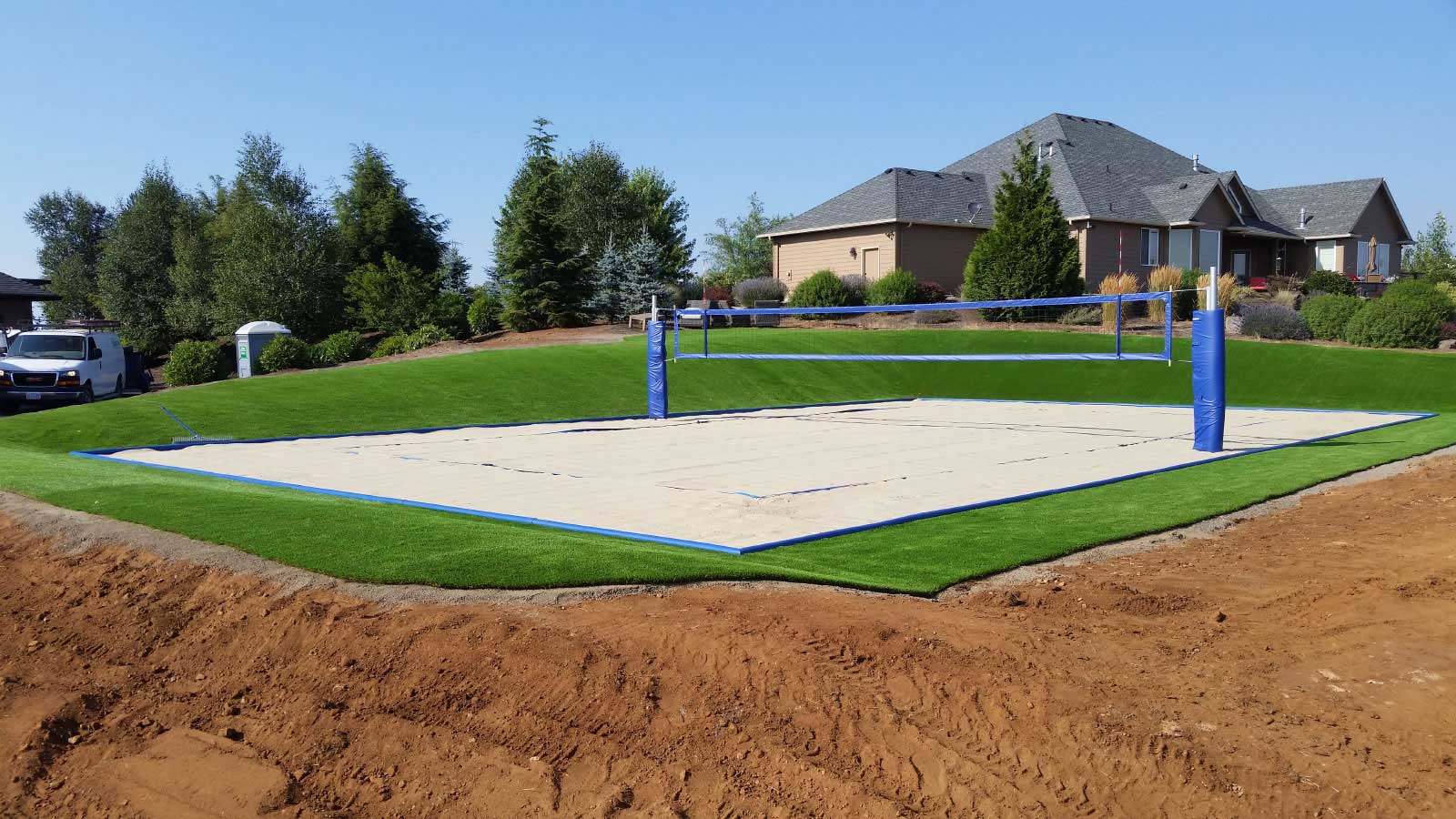 How much does it cost to build a volleyball court Builders Villa